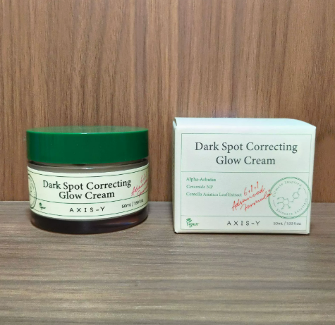 Creme Iluminador Facial Axis-Y com 2% Alpha-Arbutin e 5% Niacinamida - Clareador de Manchas, Uniformiza o Tom, Hidratação