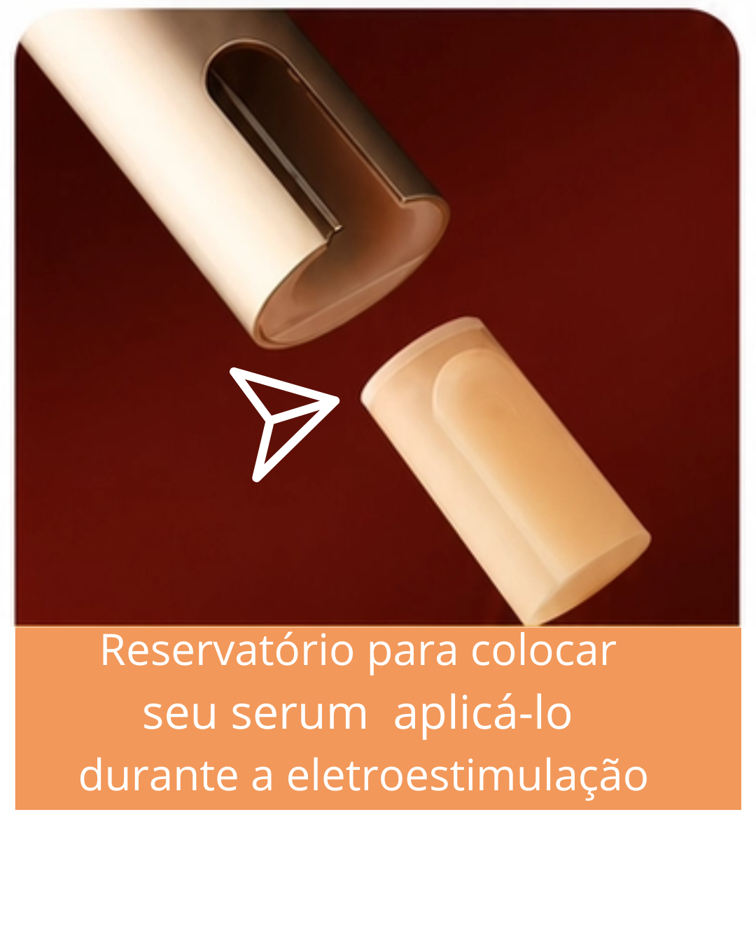 Lumini Massageador Facial Elétrico, Dispositivo de Beleza com Microcorrente e Estimulo a Absorção de Serum para Lifting Facial