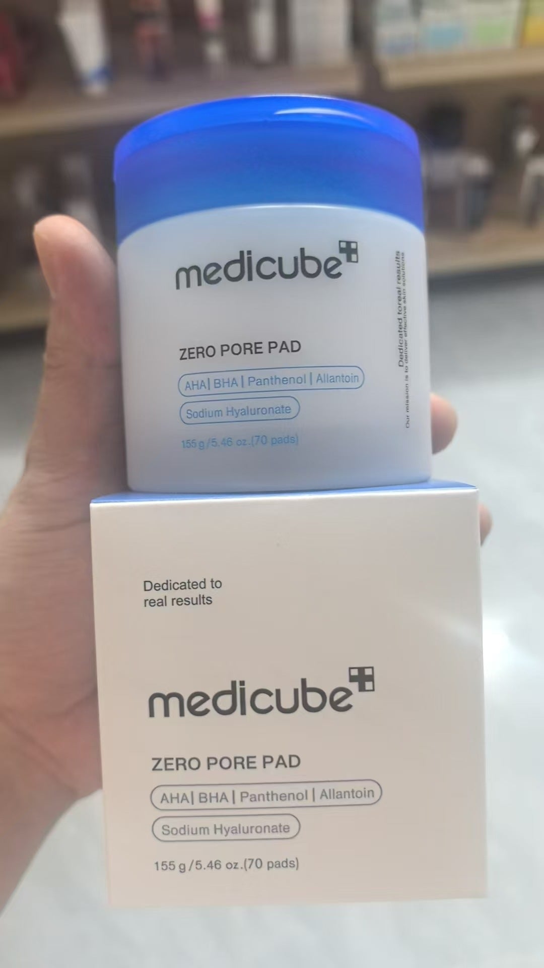 Medicube Zero Pore Pads 2.0 - Minimiza Poros, Controla Oleosidade, Calmante com Lavanda e Renovação da Pele