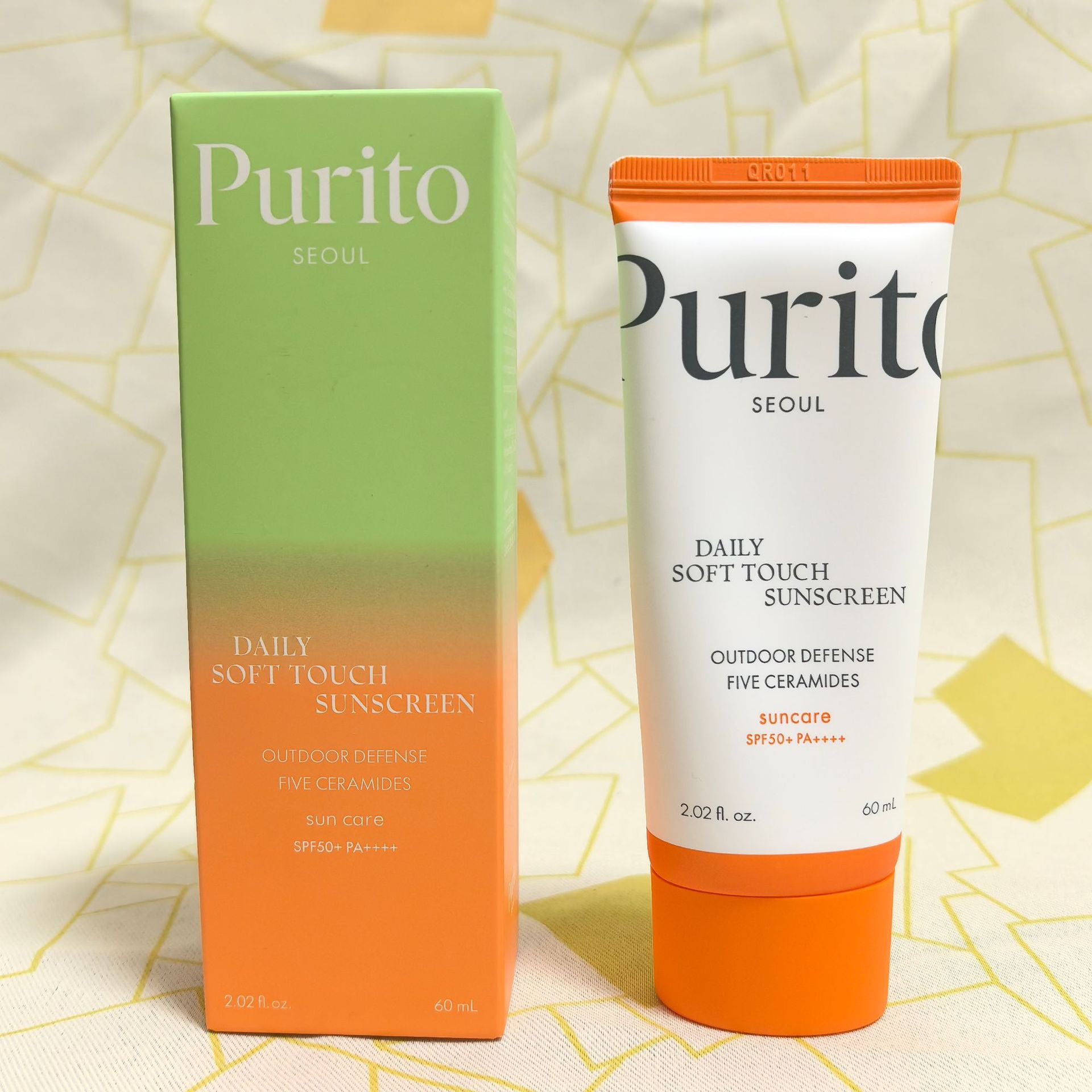 Purito Daily FPS 50+ PA+ – Protetor Solar Facial com Ceramidas, Centella Asiatica e Toque Aveludado