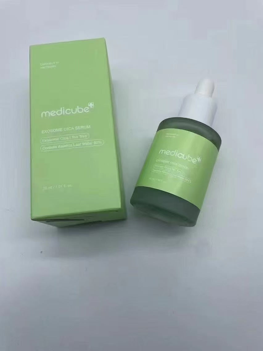 Medicube Exosome Cica Tea Tree 30ml - Ampola Coreana para Pele Sensível e Redução de Vermelhidão