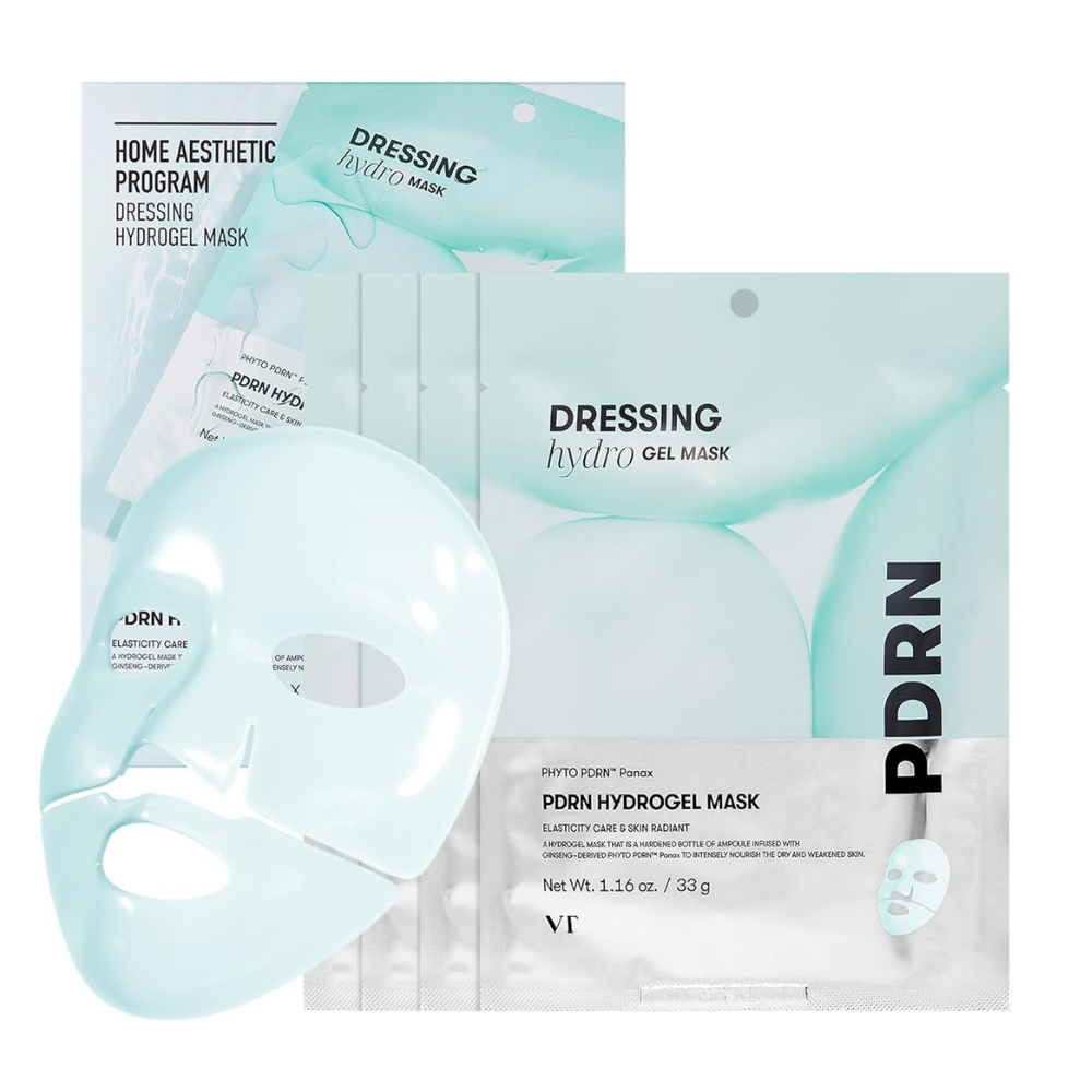 Kit com 4 Máscaras Hidrogel PDRN VT COSMETICS - Hidratação Profunda