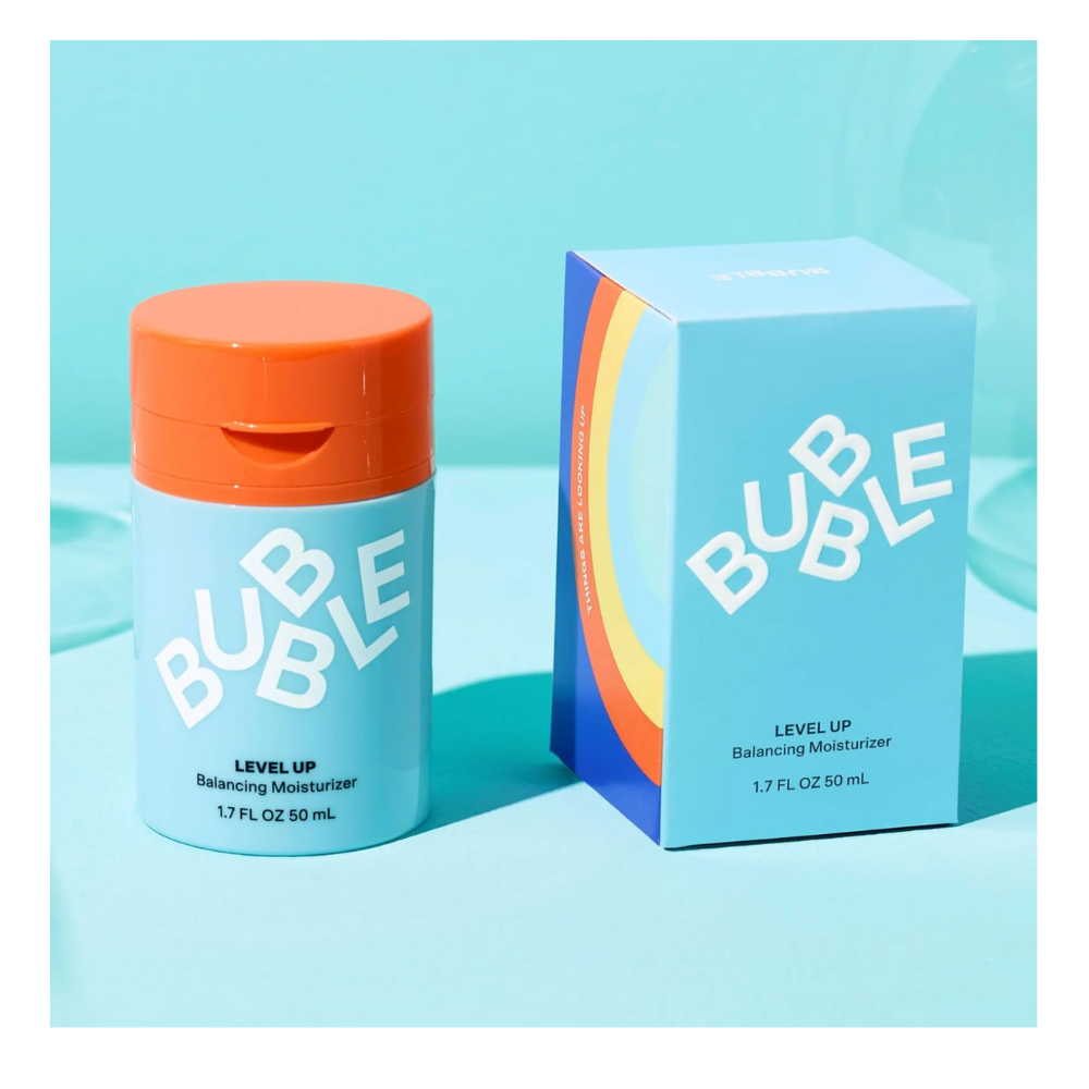 Gel Hidratante Facial Bubble Skincare Leve para Pele Oleosa com Niacinamida, Zinco PCA e Proteção contra Luz Azul