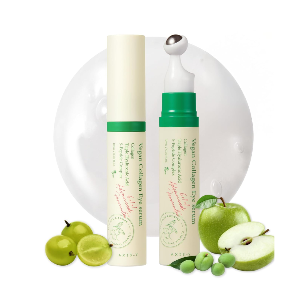 Sérum Clareador para Olheiras Axis-Y com Colágeno e Peptídeos – Reduz Inchaço, Linhas Finas e Hidrata a Área dos Olhos