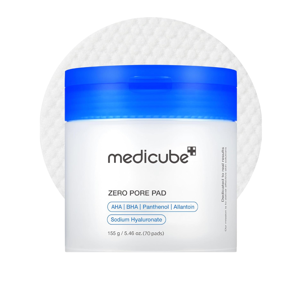 Medicube Zero Pore Pads 2.0 - Minimiza Poros, Controla Oleosidade, Calmante com Lavanda e Renovação da Pele