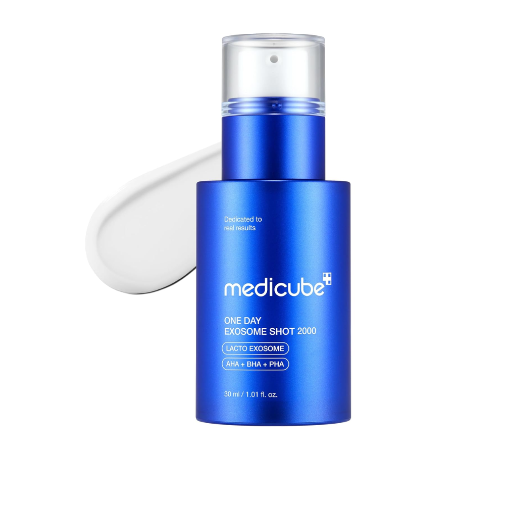 Medicube Exossomos Shot 2.000 PPM com Microagulhas - Clareia, Reduz Poros e Rejuvenesce