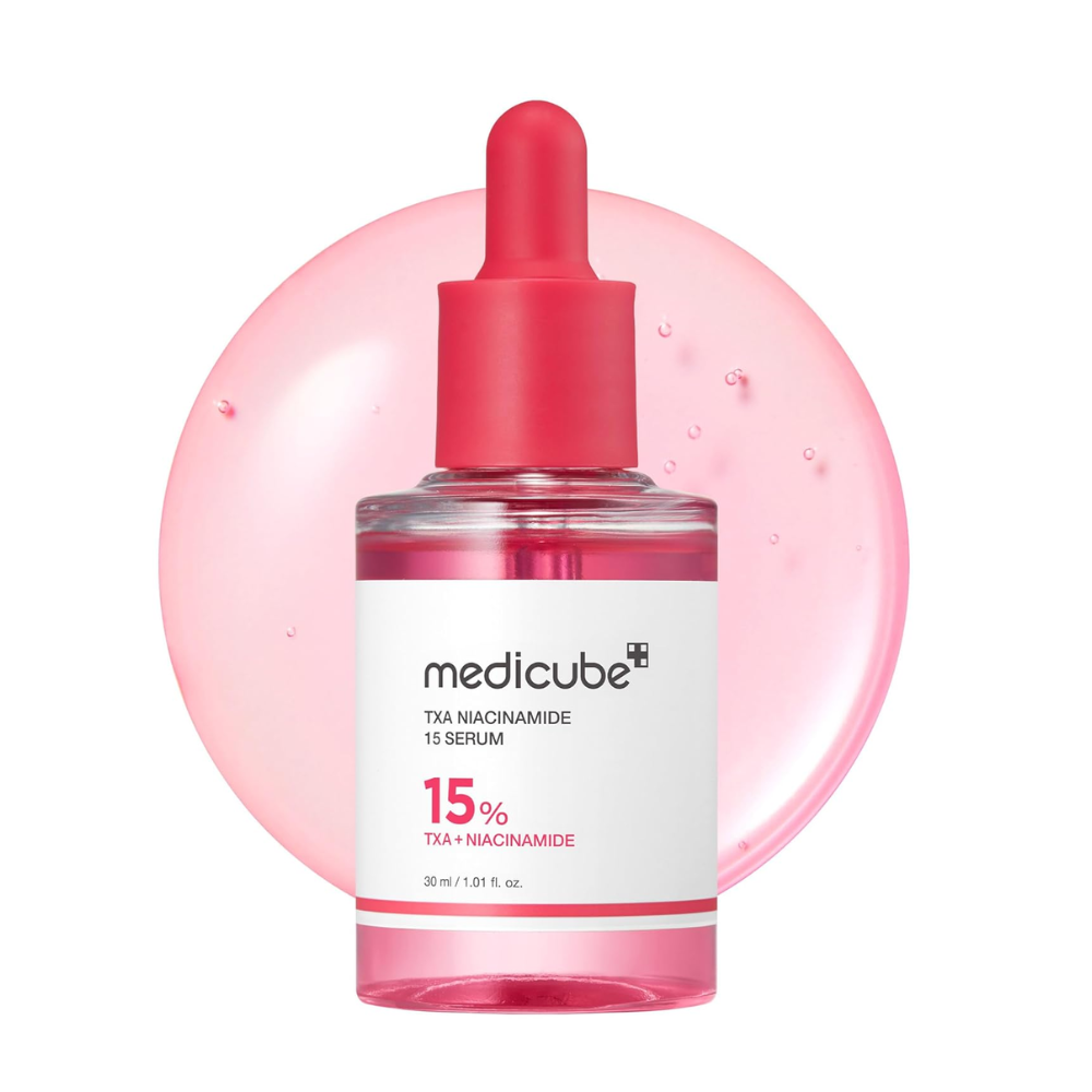 Sérum Medicube TXA 15% + Niacinamida - Clareador de Manchas, Hidratação 72h – Pele Iluminada e Uniforme