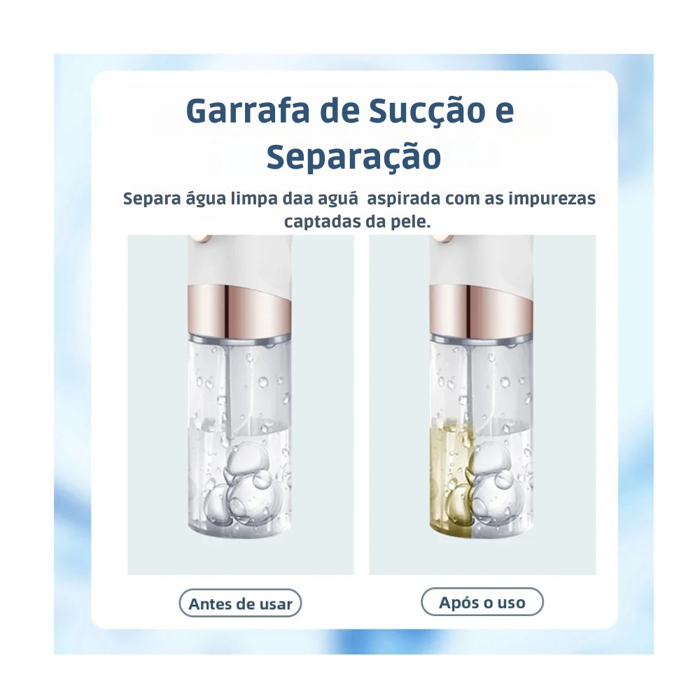 Removedor Elétrico de Cravos com Tecnologia Hailicare - Tratamento de Poros, Acne, Sucção a Vácuo