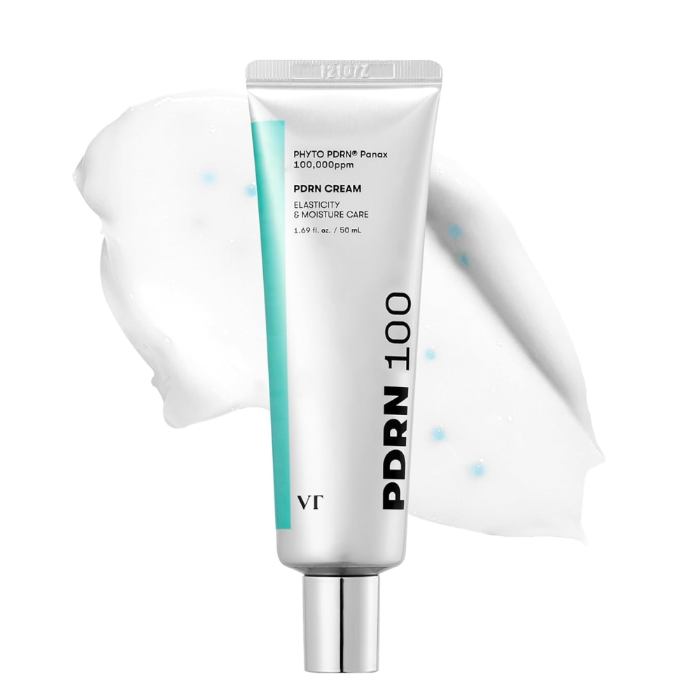 Creme PDRN 100 VT COSMETICS com 100.000 ppm - Calmante e Brilho Radiante para a Pele