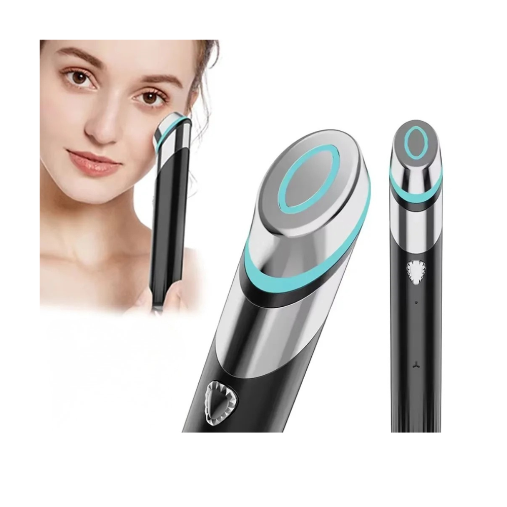 Glow Skin 4 em 1 – Dispositivo Facial com Microcorrente, Luz LED , Vibração e Calor para Pele de Vidro, Firmeza e Melhor Absorção de Skincare