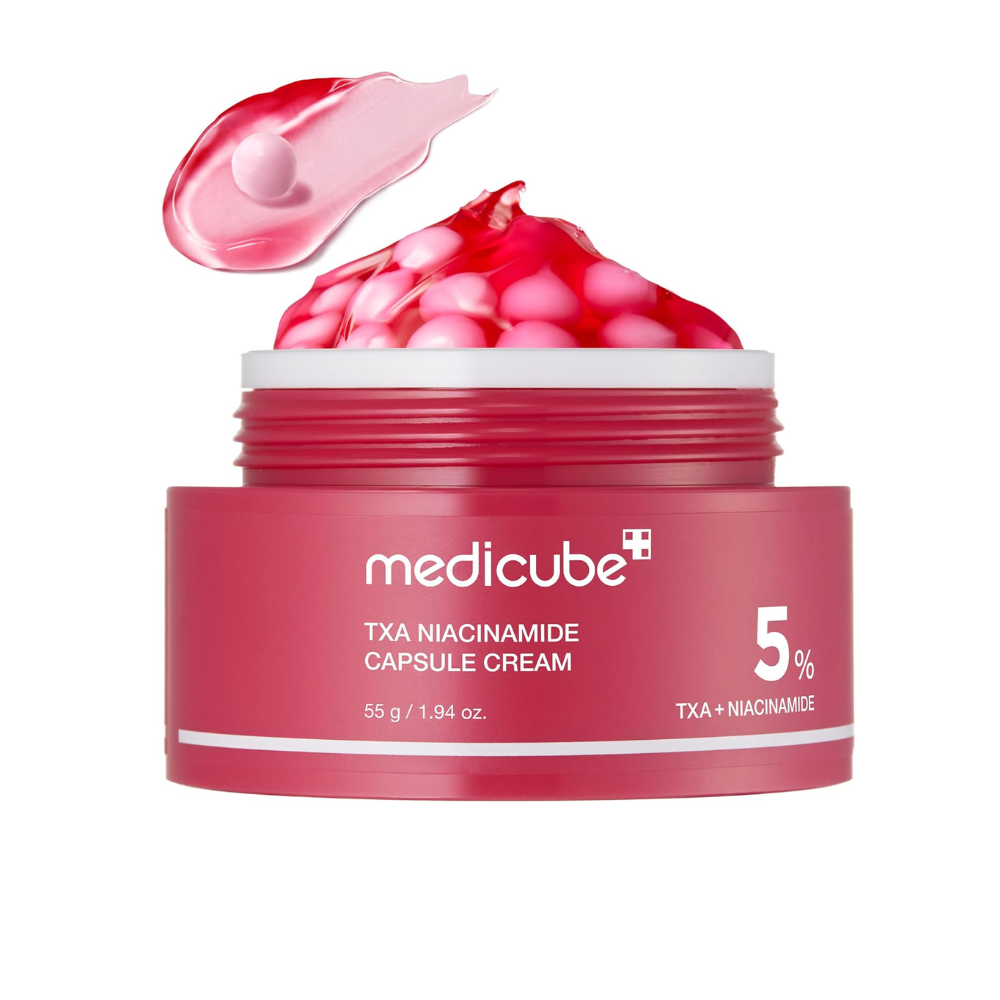Creme Facial Cápsula Vermelha Medicube TXA – Clareamento e Luminosidade com Niacinamida