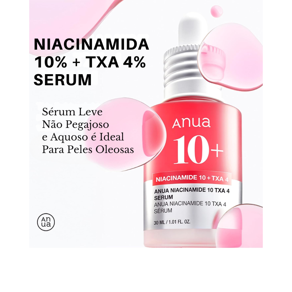 Anua Serum Repair Essence 10% Niacinamida  e TXA - Clareia Manchas, Reduzir Poros e Ilumina a Pele