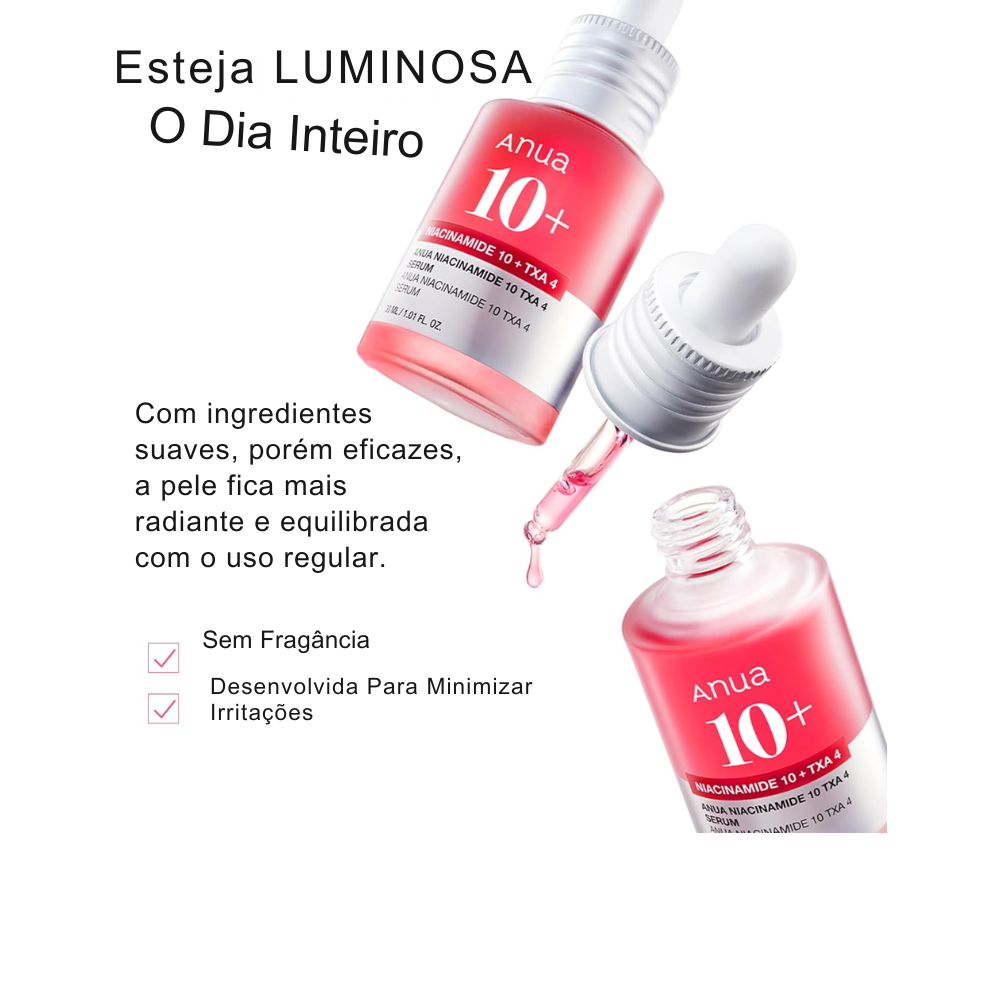 Anua Serum Repair Essence 10% Niacinamida  e TXA - Clareia Manchas, Reduzir Poros e Ilumina a Pele