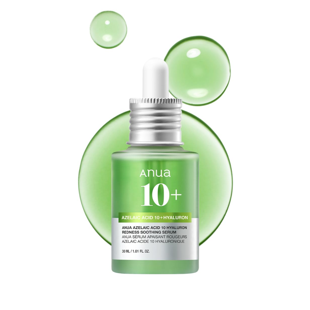 Sérum Ácido Azelaico 10% ANUA – Anti-Vermelhidão, Calmante e Hidratação Profunda para Pele Sensível