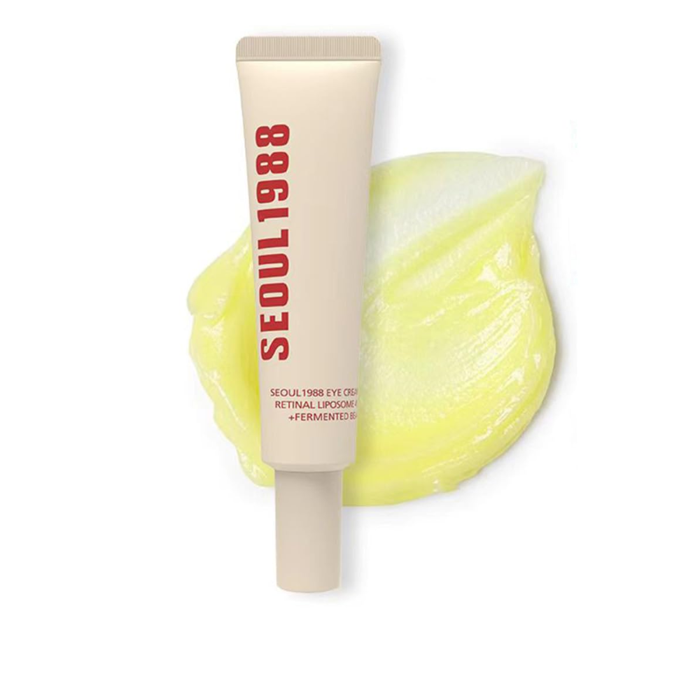 Creme para Área dos Olhos SEOUL 1988  com Retinal 4% – Reduz Olheiras, Linhas Finas e Melhora a Firmeza | Com Peptídeos e Bakuchiol