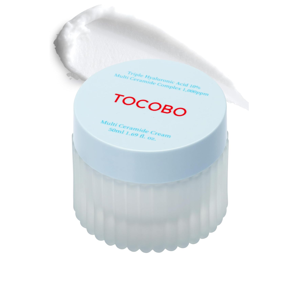 Hidratante Tocobo com Ceramidas e Ácido Hialurônico 10% – Hidratação Profunda, Barreira Fortalecida e Textura Leve | Vegano