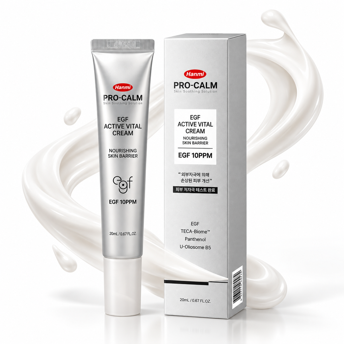 PRO-CALM EGF Active Vital Cream: Creme com Fator de Crescimento para Tratamento Anti-idade, Firmeza, Viço e Reparação
