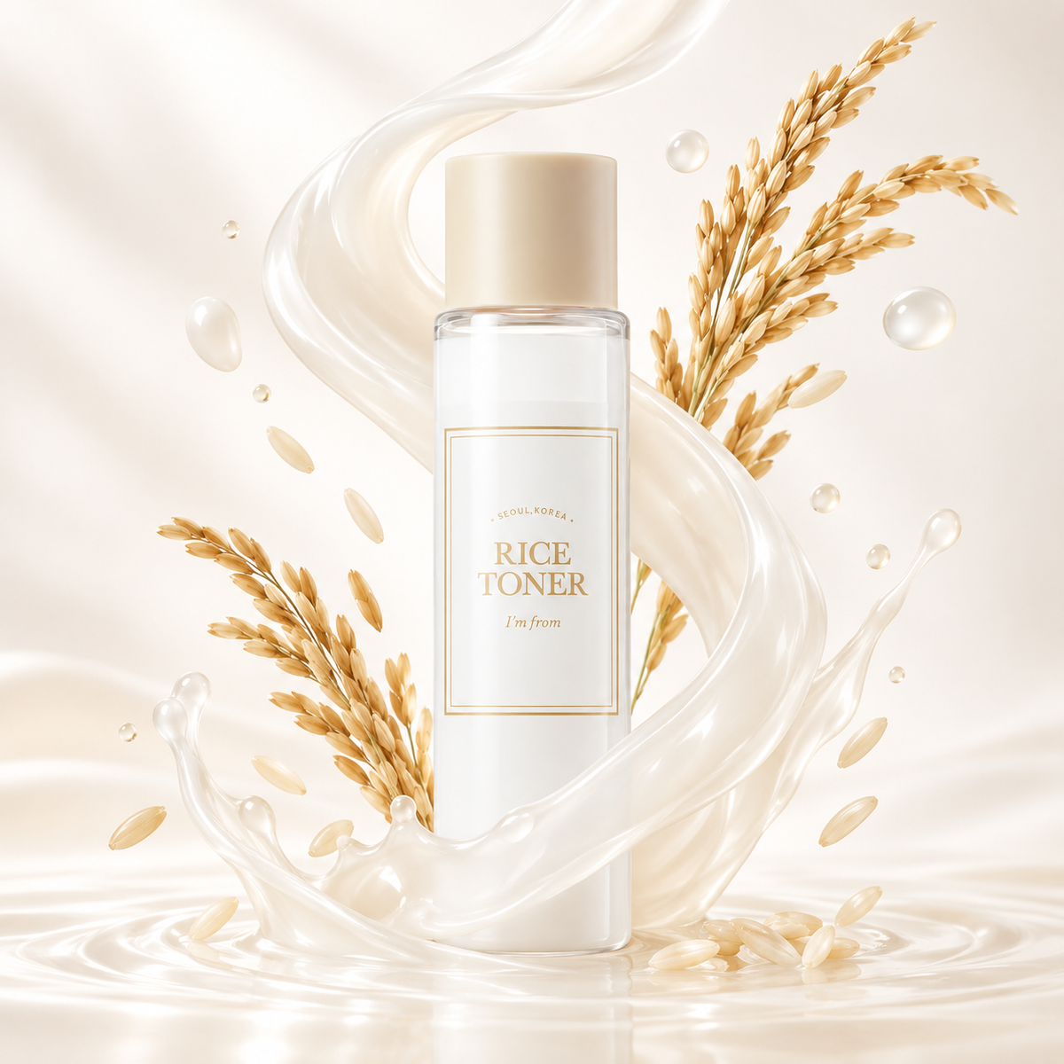 [I’m From] Rice Toner Mini – Tônico Facial Coreano de Arroz Goami para Hidratar, Iluminar e Acalmar a Pele