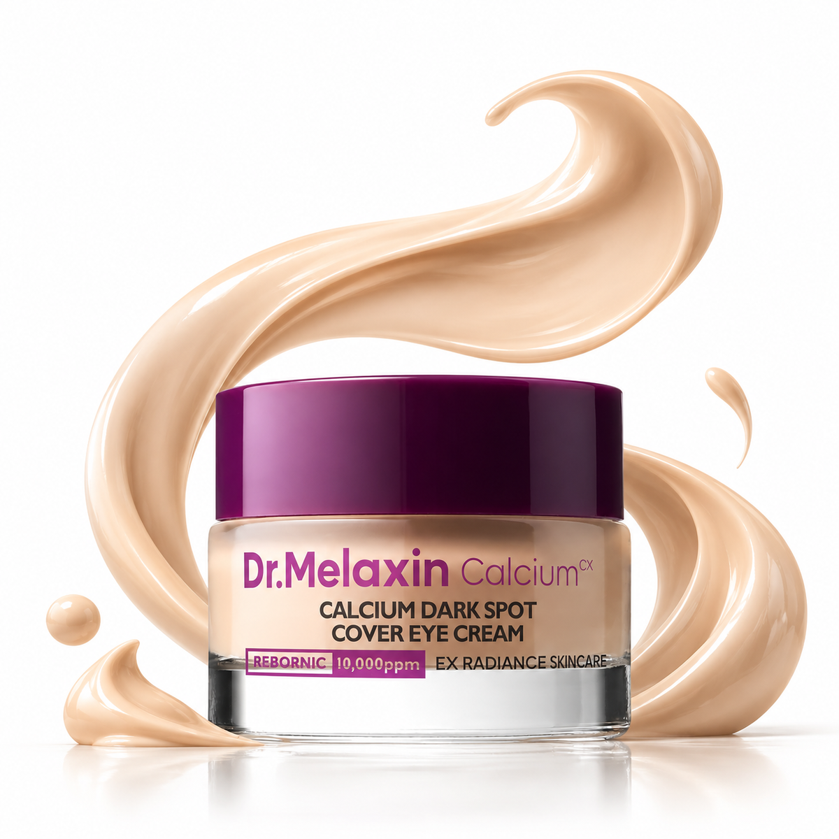 Dr.Melaxin Calcium Dark Spot Creme para Olhos 15g – Niacinamida, Gluconato de Cálcio e Elastina para Olheiras, Bolsas e Flacidez