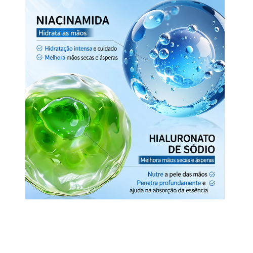 Luvas Hidratantes para Mãos com Extrato de Coco – Máscara Nutritiva, Esfoliante e Antissinais