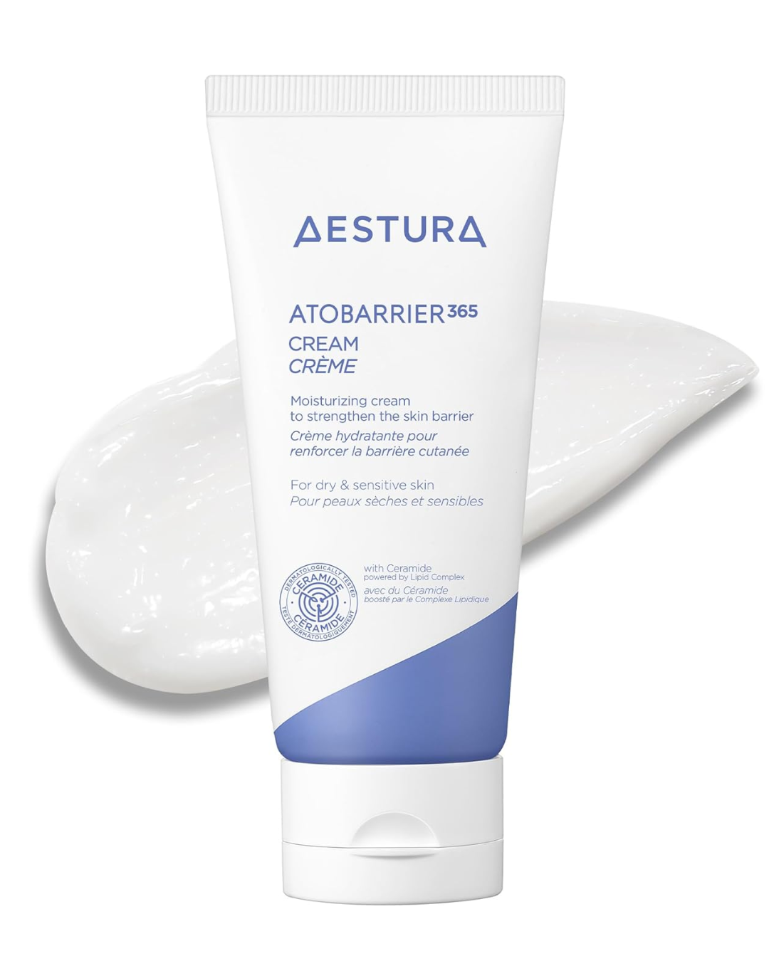 AESTURA ATOBARRIER365 – Creme Hidratante com Ceramidas para Rosto, Hidratação Prolongada 120h, Pele Sensível e Ressecada, Não Comedogênico