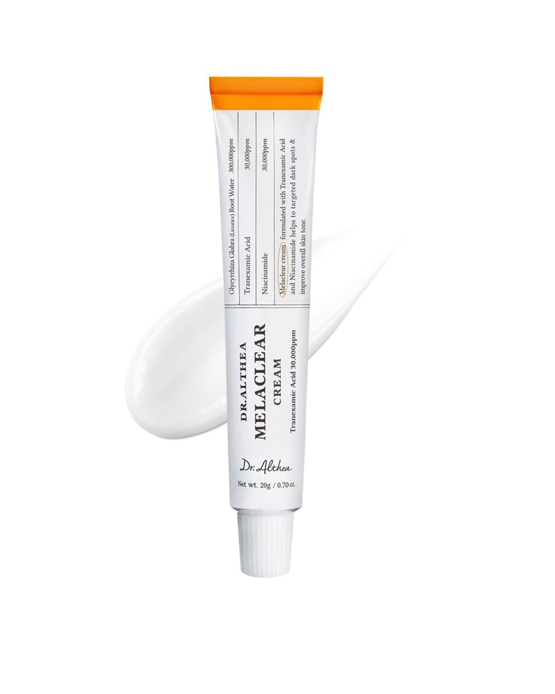 Dr. Althea Melaclear Cream – Creme Facial Coreano Vegano com Ácido Tranexâmico e Niacinamida para Manchas e Hiperpigmentação