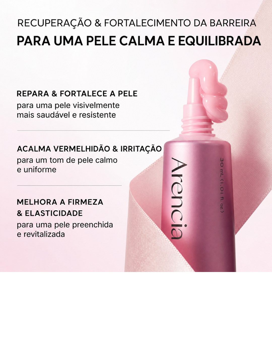 Arencia PDRN Booster Shot Serum com Rosy-PDRN e Peptídeos Pele Radiante e Jovial