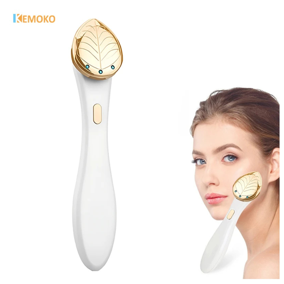 Aparelho Facial KEMOKO com EMS, Luz LED, Vibração e Aquecimento para Firmeza, Luminosidade e Contorno Facial