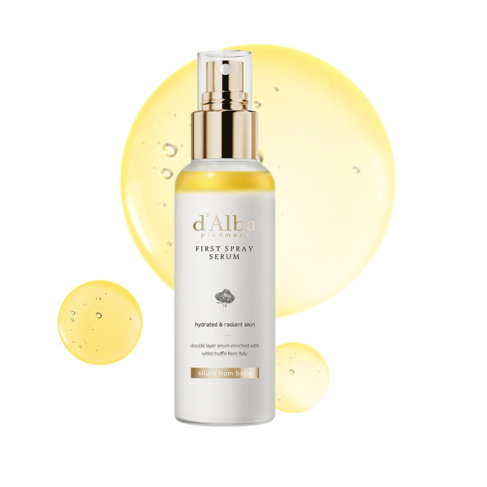 d’Alba White Truffle First Spray Serum – Sérum Facial Bifásico com Trufa Branca para Hidratação e Luminosidade