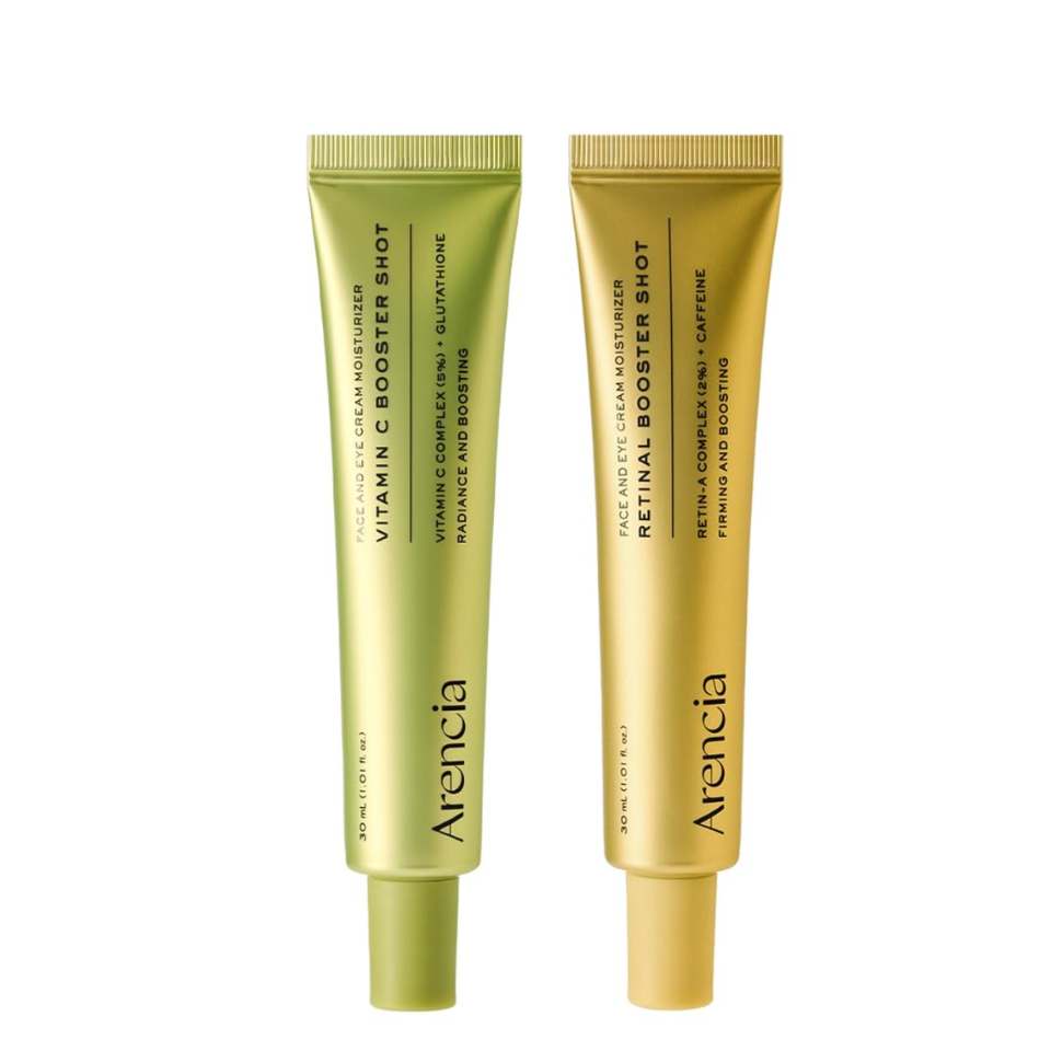 Kit Arencia Vitamin C e Retinal Booster Shot Duo – Luminosidade, Textura e Linhas Finas