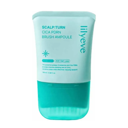 Sérum Capilar lilyeve SCALPTURN Cica PDRN com Cafeína e Escova Integrada 100ml