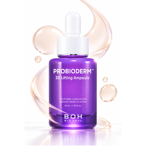 BIOHEAL BOH Probioderm 3D Lifting Ampoule 30ml – Sérum Coreano para Firmeza, Elasticidade e Contorno Facial