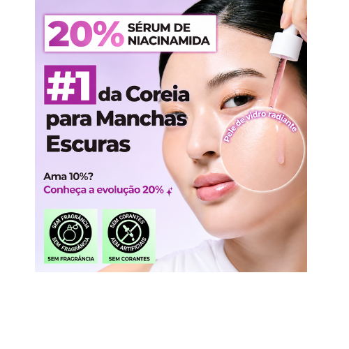 JUMISO Sérum para Manchas Escuras 20% Niacinamida 40ml | TXA, Glutationa, Hexilresorcinol e Centella para Marcas Pós-Acne e Poros