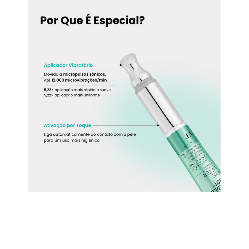 VT Cosmetics PDRN Reedle Shot Firming Eye Cream 15 ml — Creme para Olhos com Aplicador Vibratório