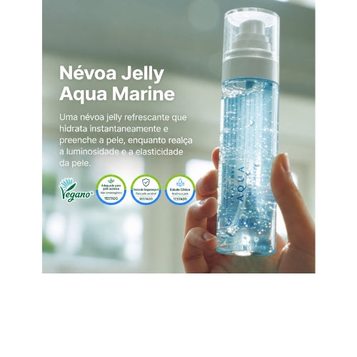 Dr.Althea Aqua Marine Jelly Mist 100ml – Bruma Facial Hidratante com PDRN Vegano e Triplo Ácido Hialurônico Hiadratação e Viço