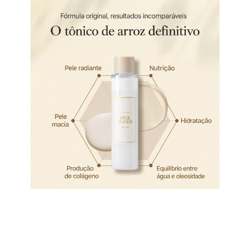 [I’m From] Rice Toner Mini – Tônico Facial Coreano de Arroz Goami para Hidratar, Iluminar e Acalmar a Pele