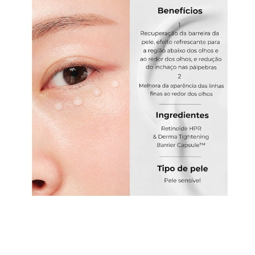 AESTURA Regederm 365 Sérum para os Olhos com Retinoide HPR – Firmador, Refrescante e Reparador para Peles Sensíveis