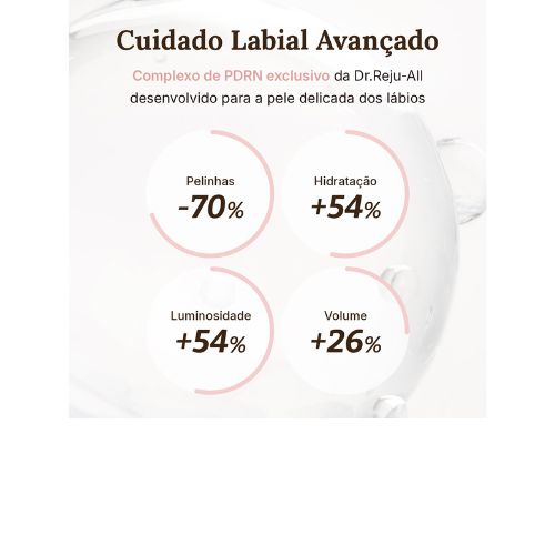 Sérum Labial Dr.Reju-All Advanced PDRN Hidratante Labial Rejuvenescedor com Esfoliação Suave, Hibisco e Ácido Lático