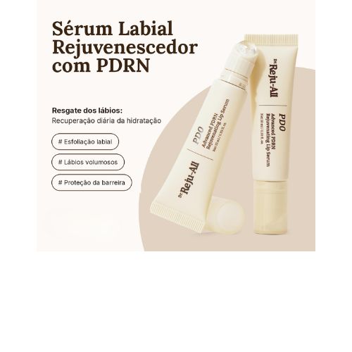 Sérum Labial Dr.Reju-All Advanced PDRN Hidratante Labial Rejuvenescedor com Esfoliação Suave, Hibisco e Ácido Lático