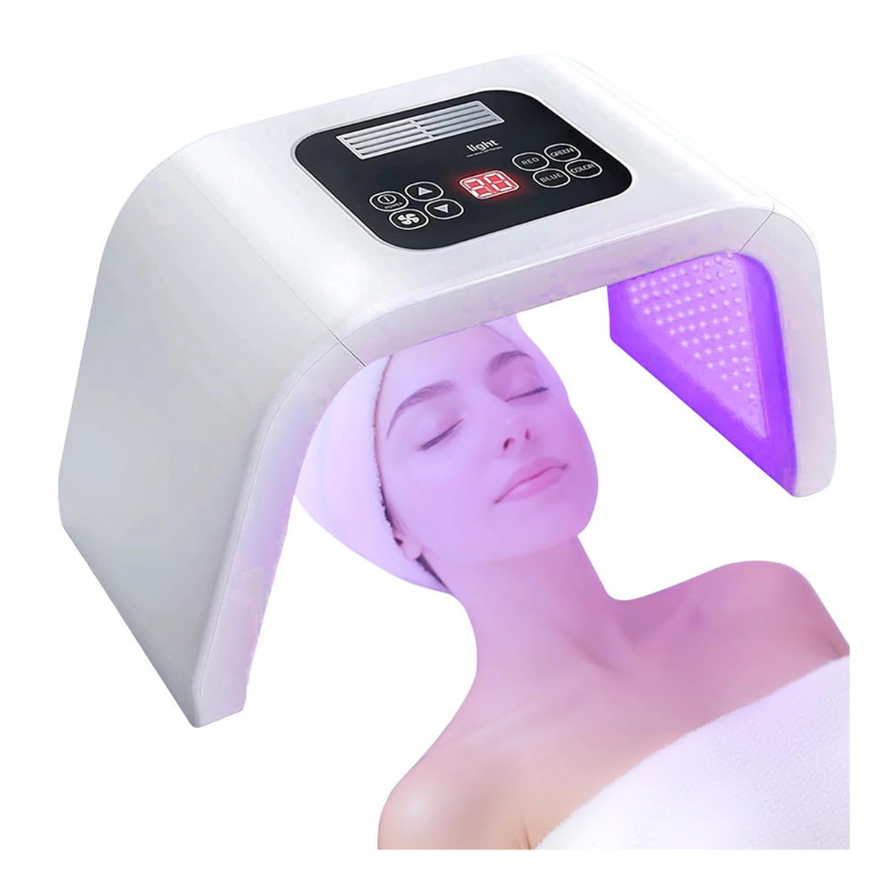 MONAI Aparelho Facial com LED Multicolor, Nano Spray, Radiofrequência e Ultrassom para Firmeza, Hidratação e Luminosidade