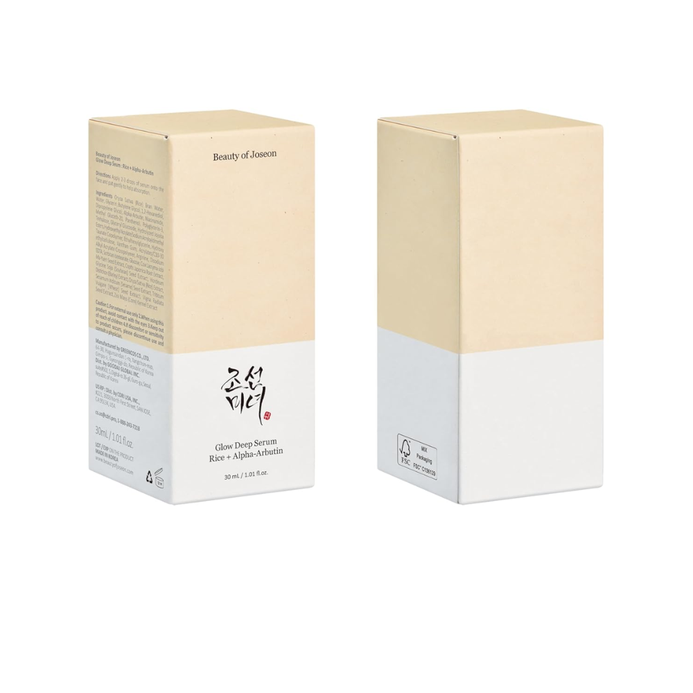 Beauty of Joseon Sérum Clareador com Arroz 68% e Alfa-Arbutina 2% para Manchas Escuras e Tom Uniforme