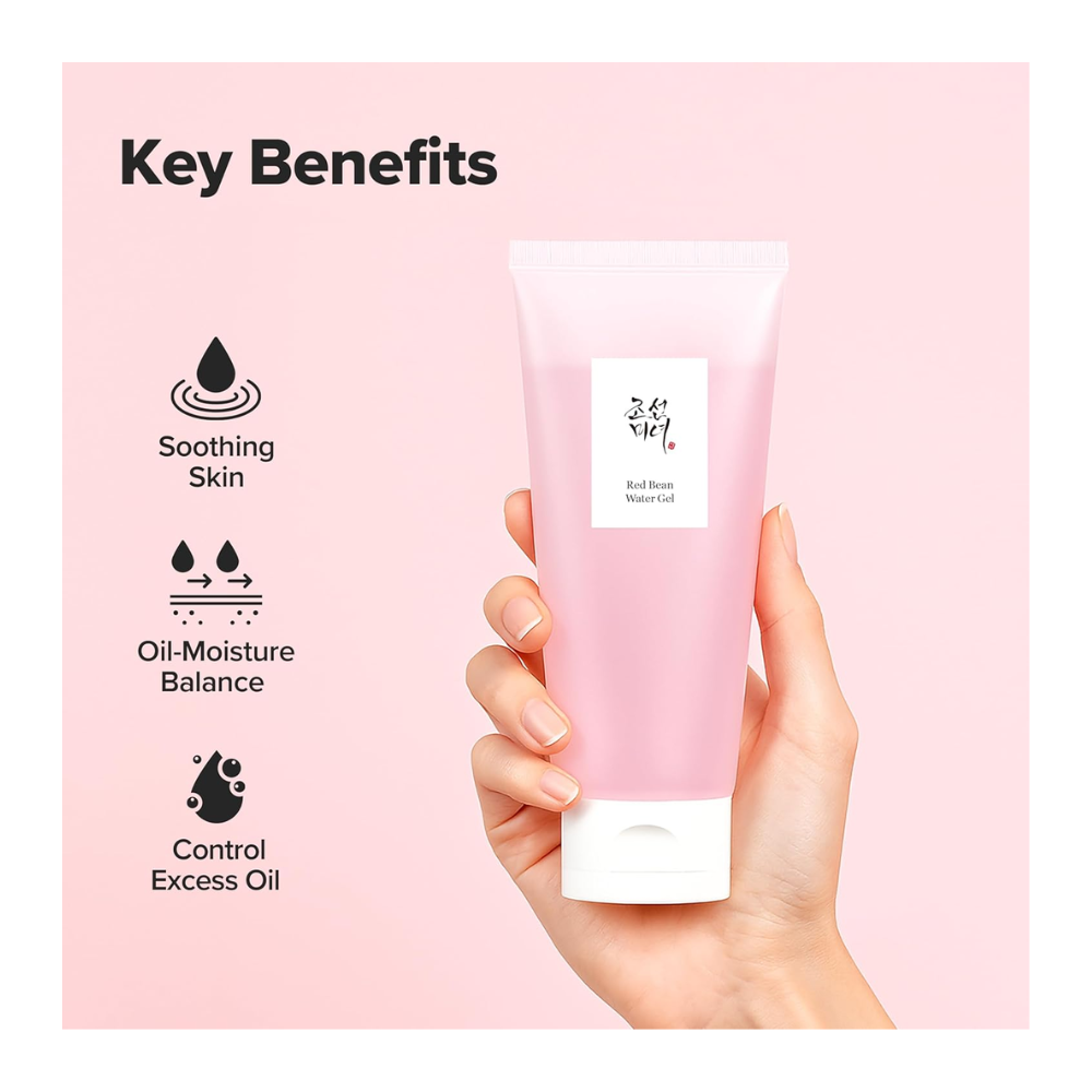 Beauty of Joseon Gel Hidratante com Red Bean e Peptídeos para Oleosidade, Hidratação e Rugas
