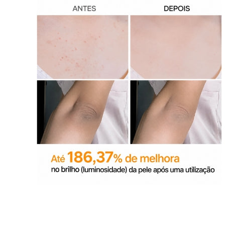 Dr.Melaxin Peel Shot Glow Ampola de Arroz – Sérum Esfoliante e Iluminador Coreano com AHA, BHA, Niacinamida e Ácido Hialurônico