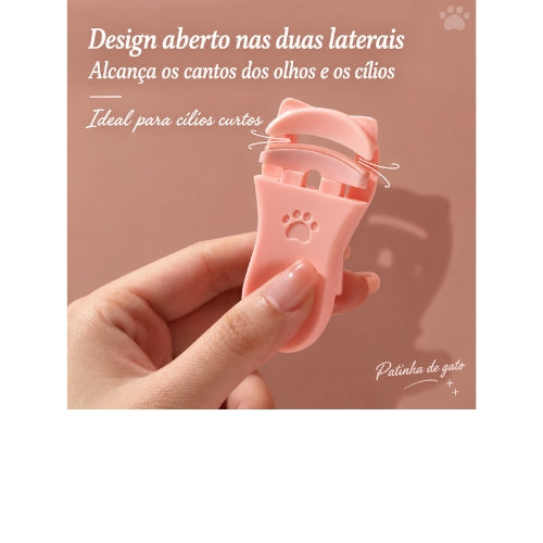 Kit Modelador de Cílios Profissional Cute Cat para Curvatura Definida e Efeito de Cílios Alongados e Curvados