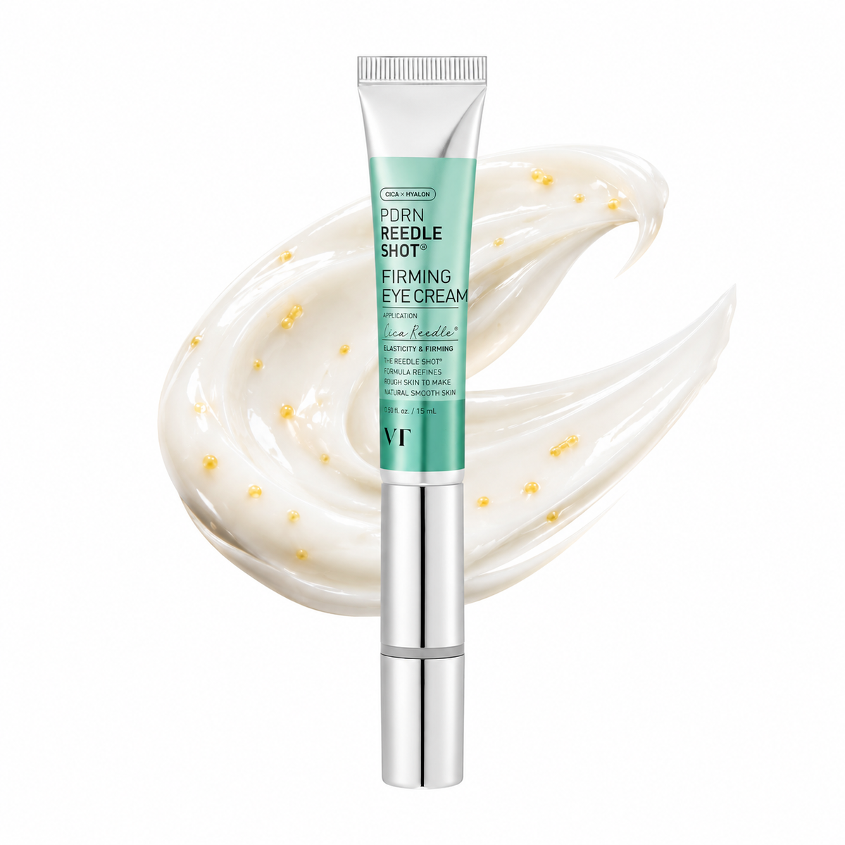 VT Cosmetics PDRN Reedle Shot Firming Eye Cream 15 ml — Creme para Olhos com Aplicador Vibratório
