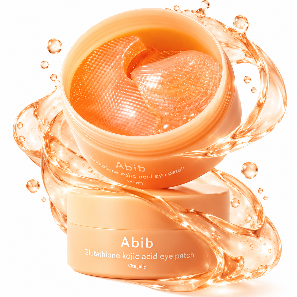 Patch para Olheiras Abib Glutathione Ácido Kójico Máscara Olhos Iluminadora Coreana 60 Unidades