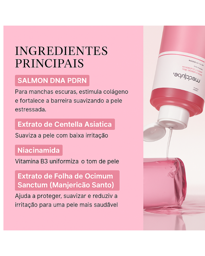 Tônico Medicube com PDRN e Cica com 250ml