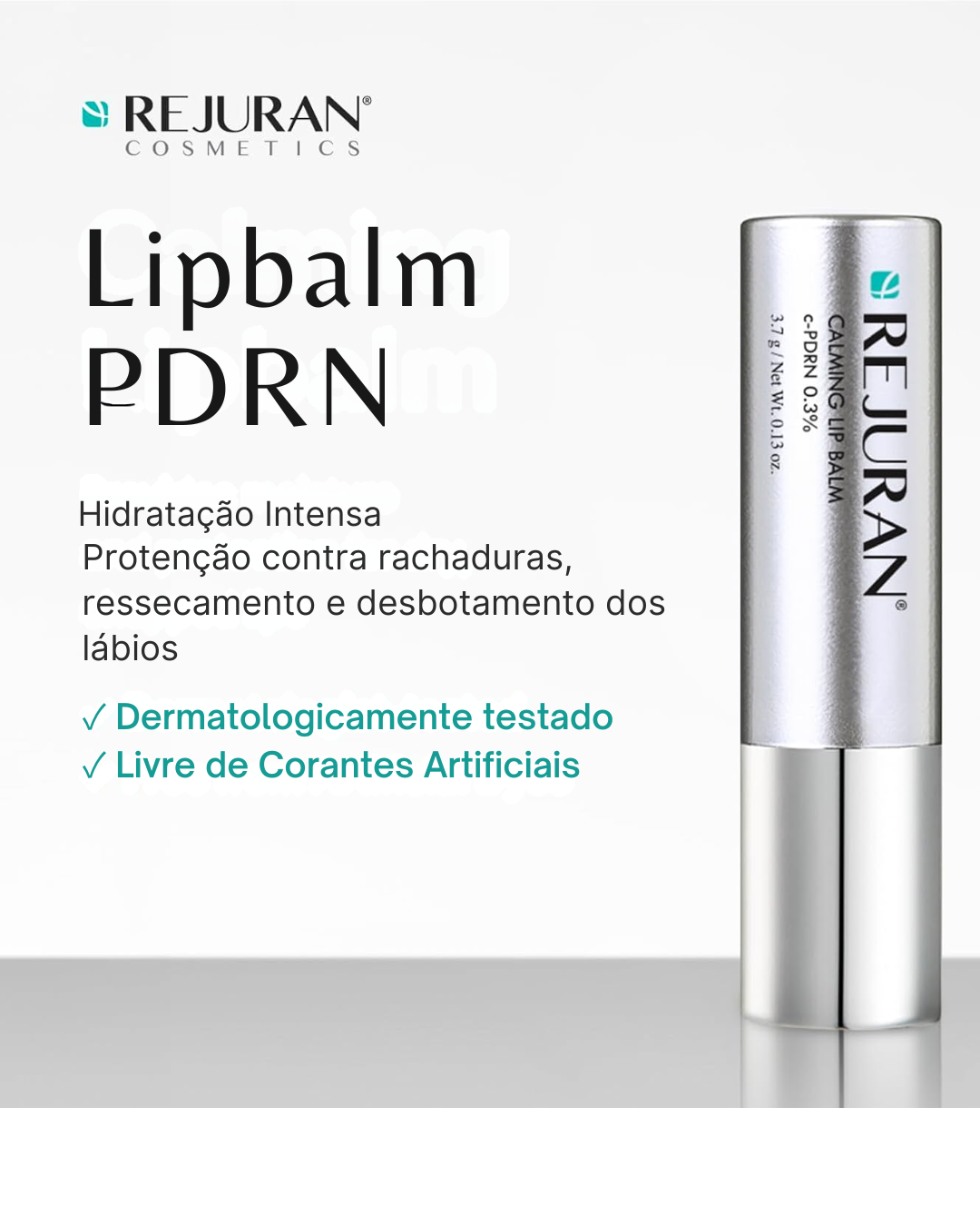 Bálsamo Labial Hidratante para Lábios Secos e Rachados com c-PDRN® | REJURAN® Hidratação e Volume