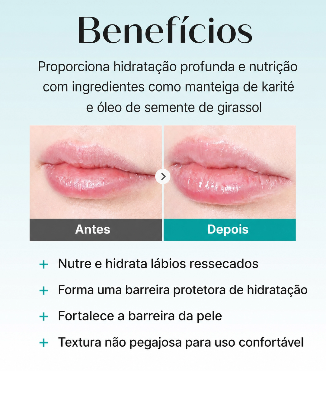 Bálsamo Labial Hidratante para Lábios Secos e Rachados com c-PDRN® | REJURAN® Hidratação e Volume