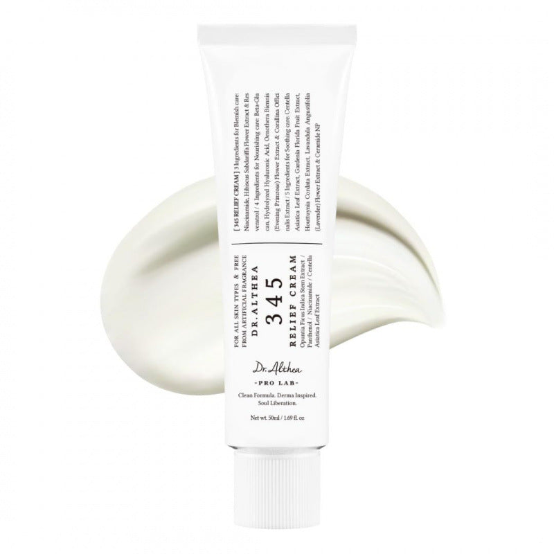 Creme Facial Dr. Althea 345 Relief - Hidratante para Pele Sensível e Acneica, Alívio de Vermelhidão